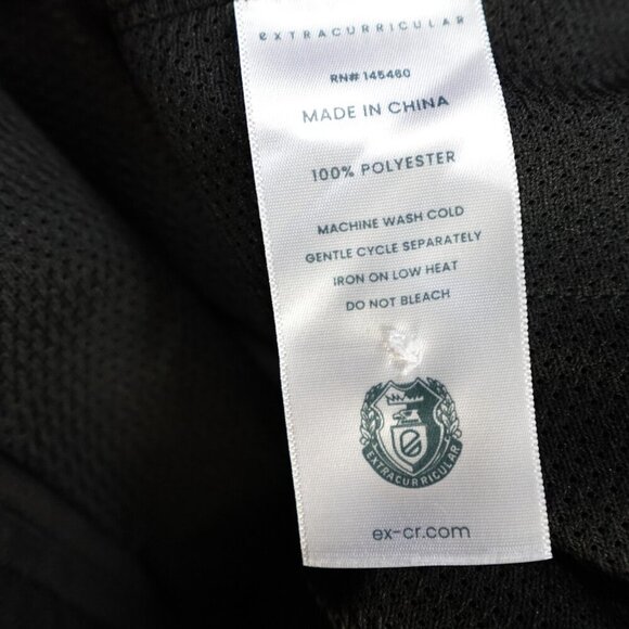 Extracurricular Mens Shorts 38 Black Solid 9" in Performance Golf NEW - Picture 10 of 12